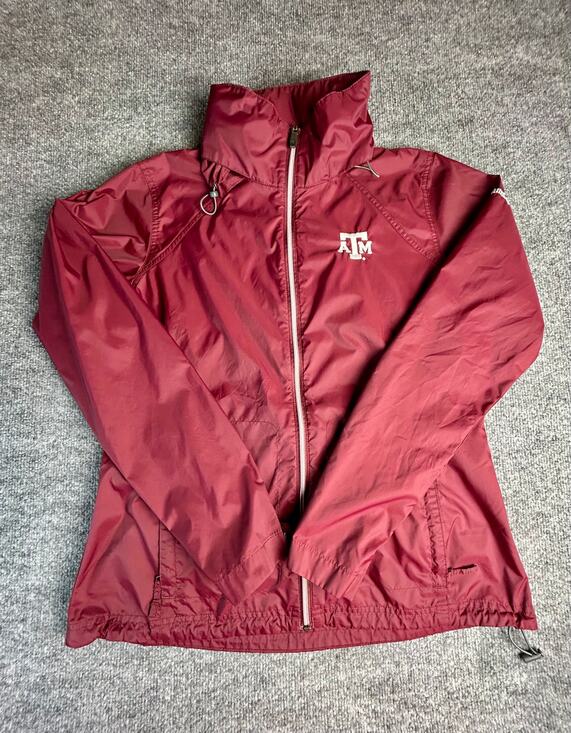 Columbia Jackets & Blazers - Columbia Texas A&M Aggies Packable Hooded Windbreaker Jacket
